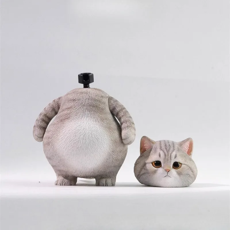 Pre-sale 1/6 Scale Resin Simulated Animal Cute Standing Posture Orange Cat Animal Model Fit Desktop Ornament Collection