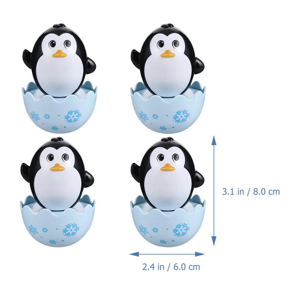 4 قطع من المواد الآمنة للطعام بهلوان للأطفال الصغار لهدايا أعياد الميلاد لعبة بهلوان للأطفال ألعاب تعليمية #5