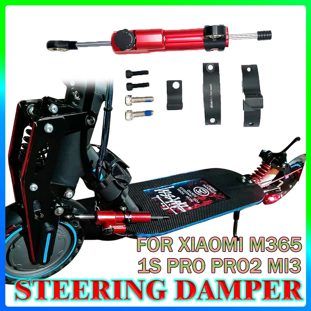 

Adjustable Steering Damper Stabilizer Bracket Kit Kickscooter Modifited Part For Xiaomi M365 1S Pro Pro2 MI3 Electric Scooter
