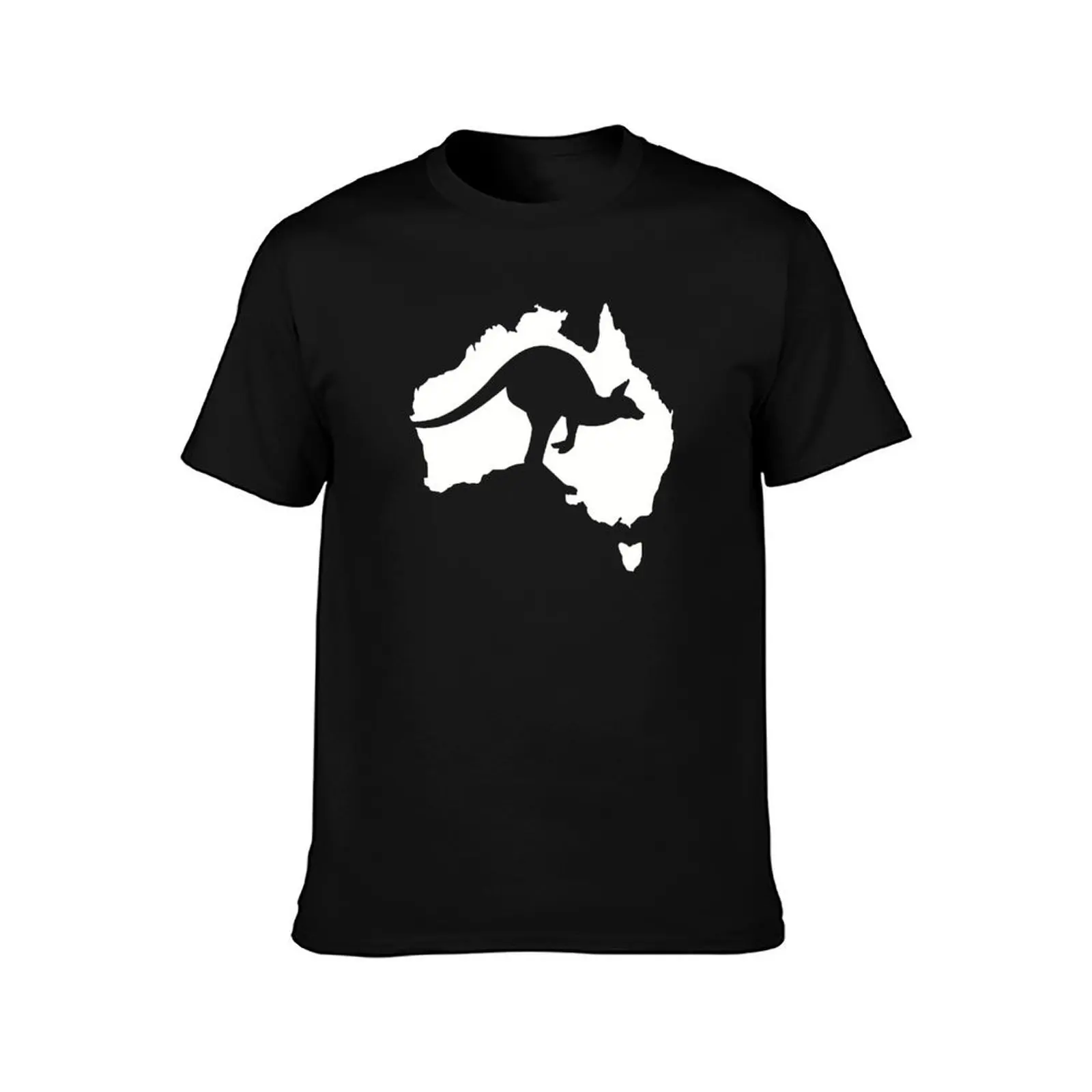 Australia kangaroo T-Shirt Basic All Season Solid T-Shirt