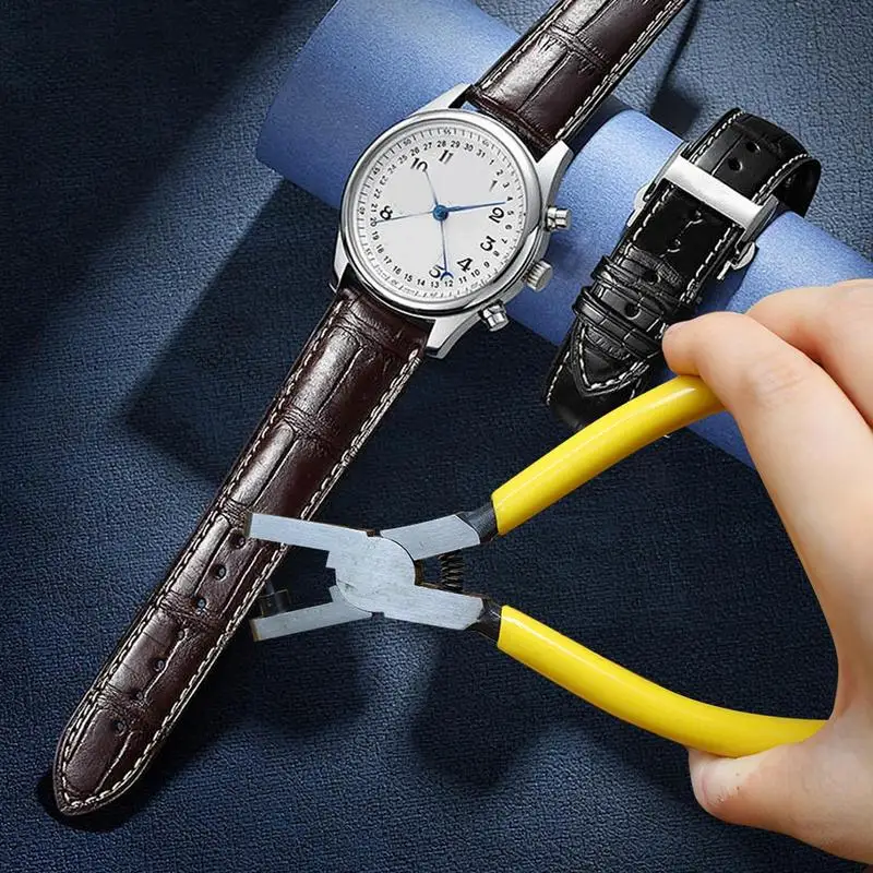 เครื่องมือเจาะรูเข็มขัดสายรัดมือสายนาฬิกาข้อมือเครื่องมือ5นิ้วเครื่องมือสำหรับเข็มขัดสายนาฬิกาข้อมือ S ปลอกคอสุนัขอานรองเท้าผ้า