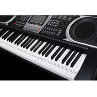 Electronic Organ Stickers Transparent 61/88 Key Universal Piano Stickers Music Note Stickers for Electronic Keyboard
