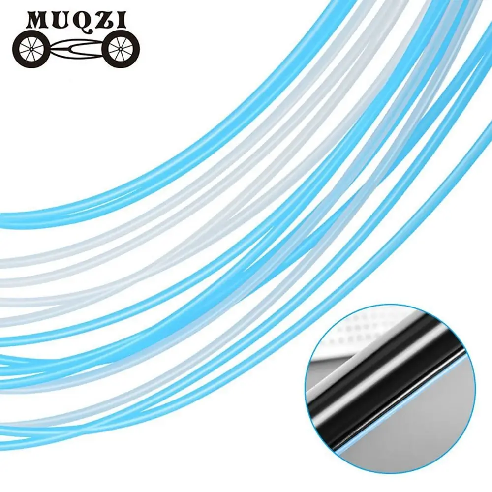 Anti-rust Brake Shift Cable High Quality MUQZI White/Blue Routing Lubricating General Internal Cable Outdoor Cycling