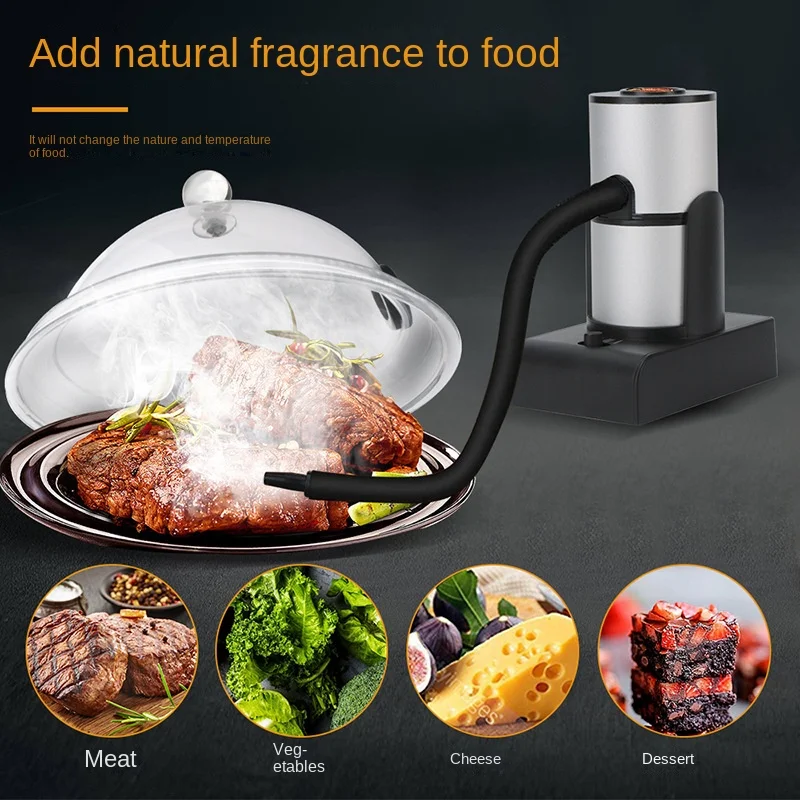 

Portable Food Cold Smoke Generator Molecular Cuisine Smoking Gun Cooking Smoker Cooking Barbecue Smoker Wood