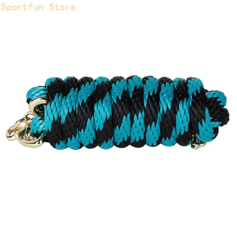 Braided Horse Rope with Chain Polypropylene Equestrian Equipment Hook X7JD