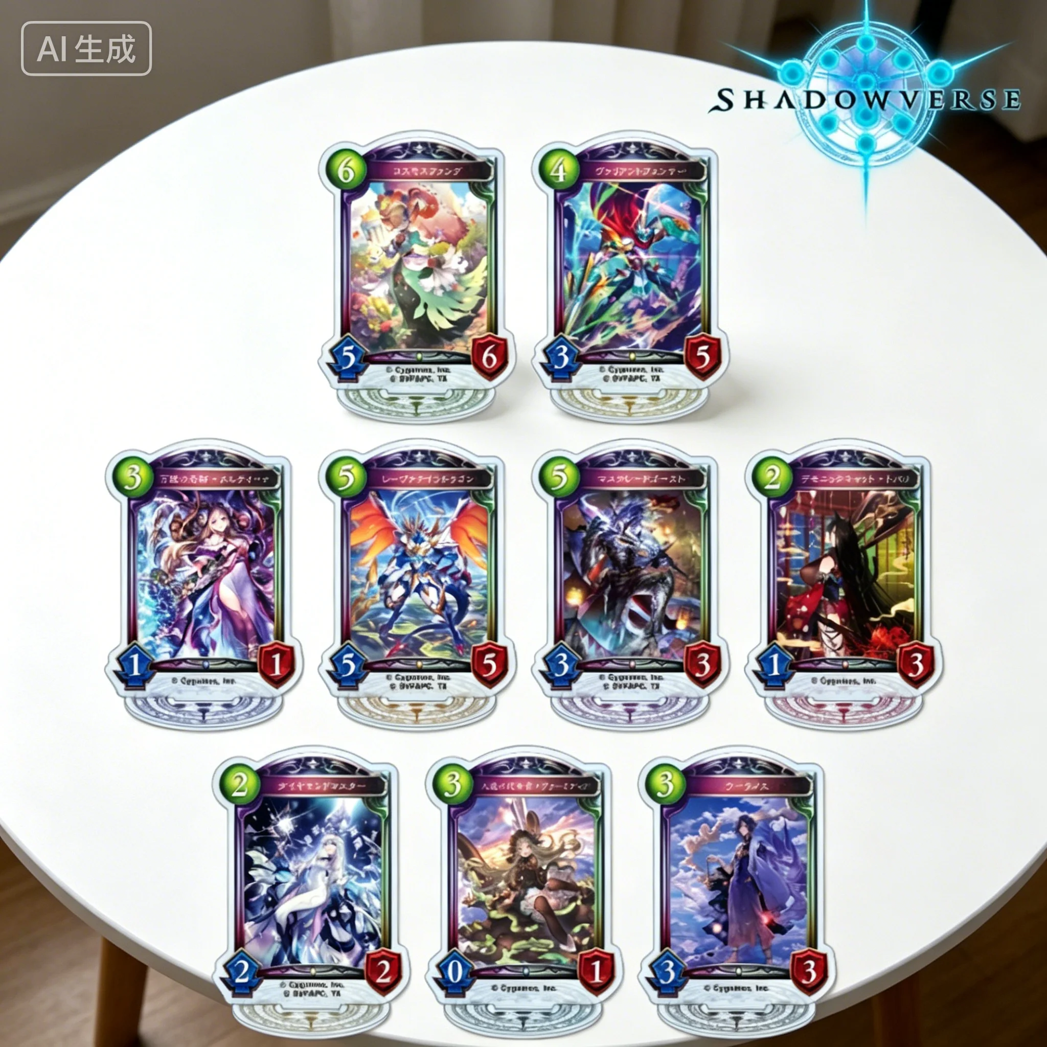 Настольная игра Shadowverse: акриловая фигурка-подставка, брелок, настольное украшение, подарок для фанатов