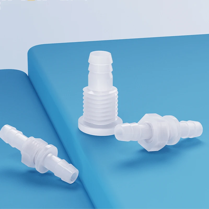 2/10pcs M5~M16 PP Pagoda Direct Connectors Hex Nut ​O-Ring Aquarium Tank Air Pump Adapter Garden Irrigation Hose Joint