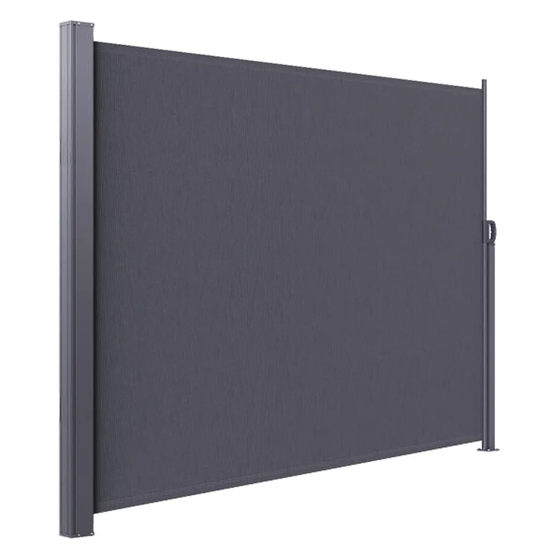 Outdoor courtyard garden side-pull partition, sunshade and ventilation three-in-one partition screen, sunshade curtain