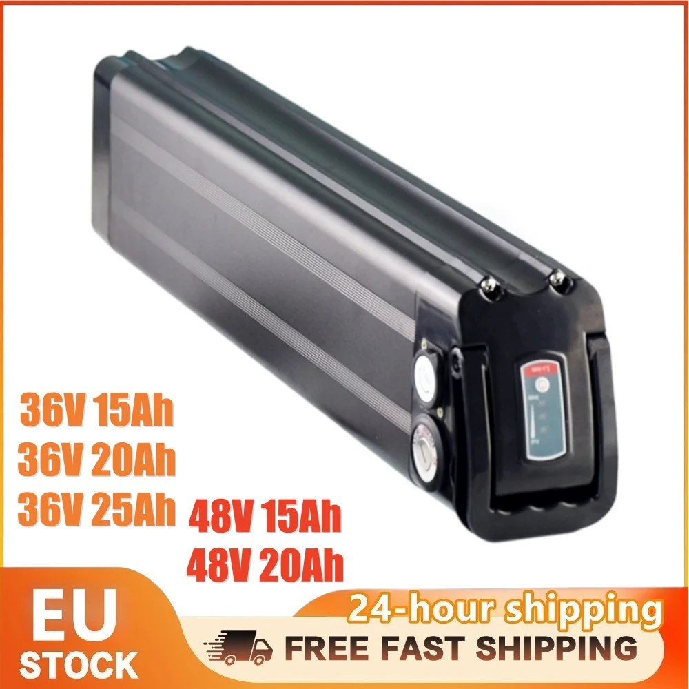 Batteria per Bici Pieghevole 36V 48V 15Ah 20Ah 25Ah con BMS Integrato per COLORWAY BK6 Hitway BK3 BK5 BK6 BK8 BK11 BK37 con Caricabatterie 2A