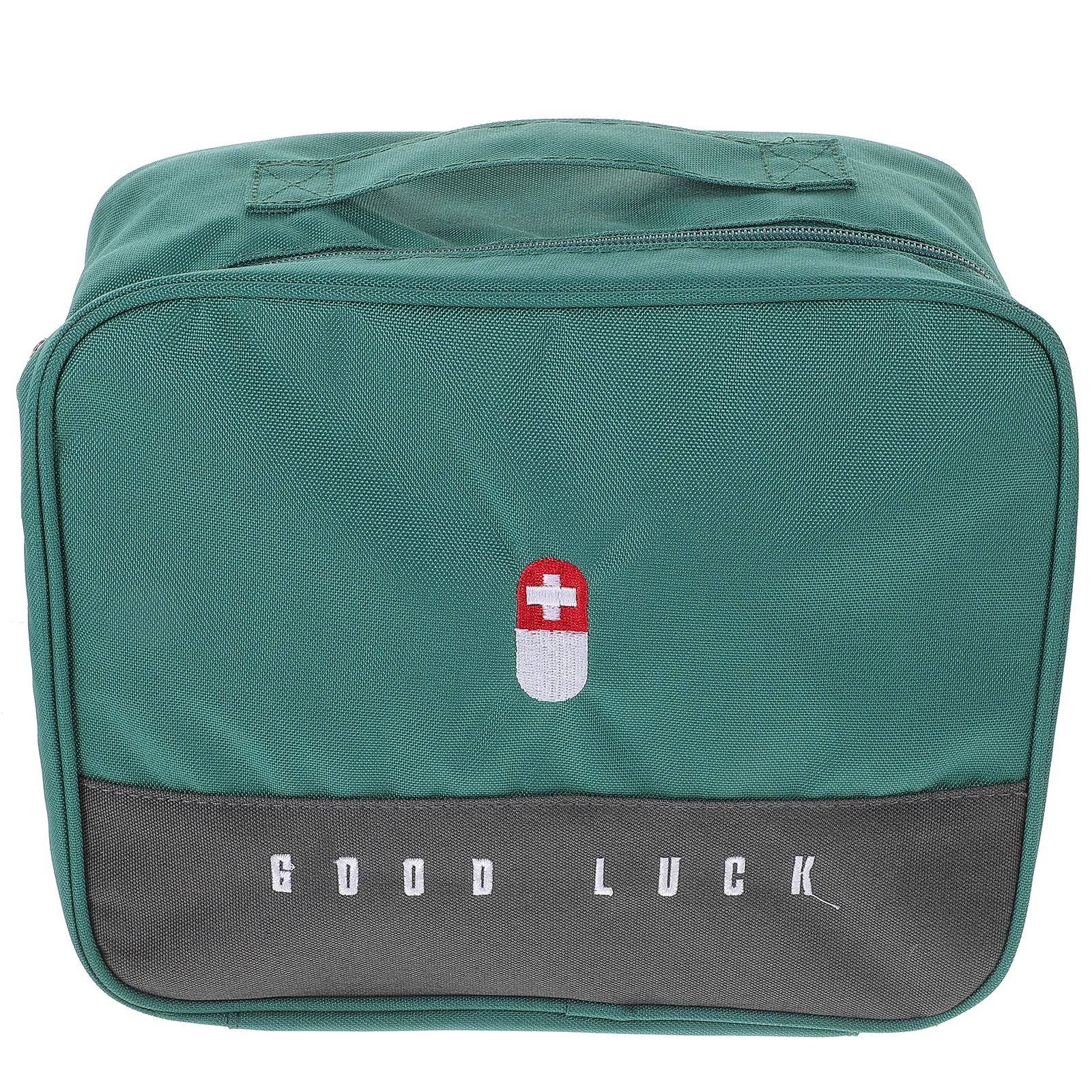 

First Aid Case Multipurpose Medicine Organizer Bag Waterproof Fabric Ergonomic Handle Secure Separation Compartments for Home