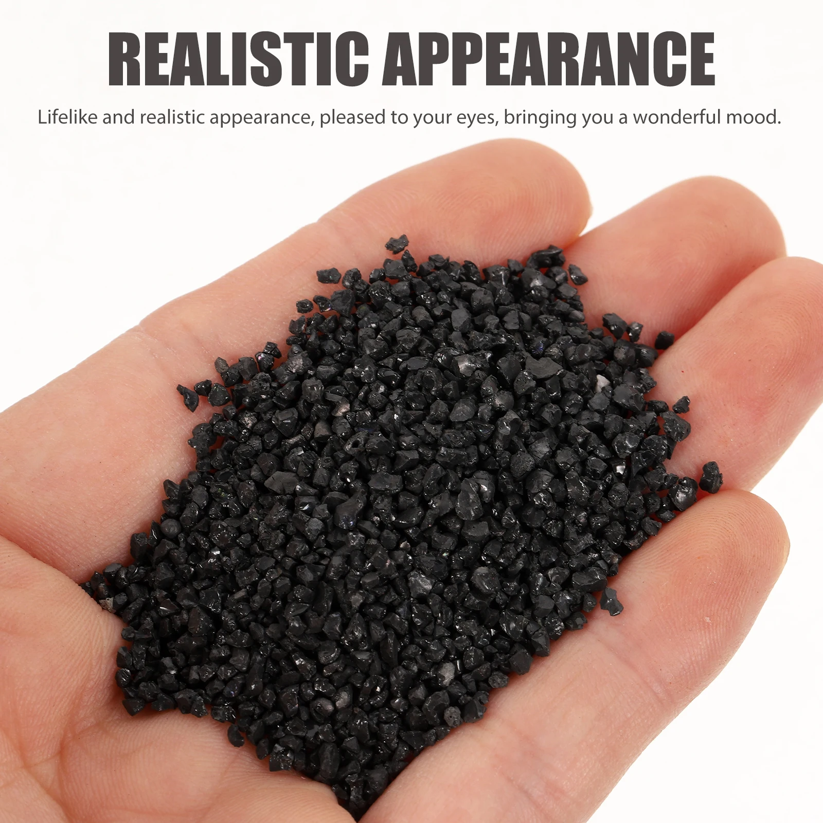 

1 Bag Microlandscape Stones Decoration Natural Small Rocks Miniature Rock Material Kit Sand Table Decor Fish Tank Stones