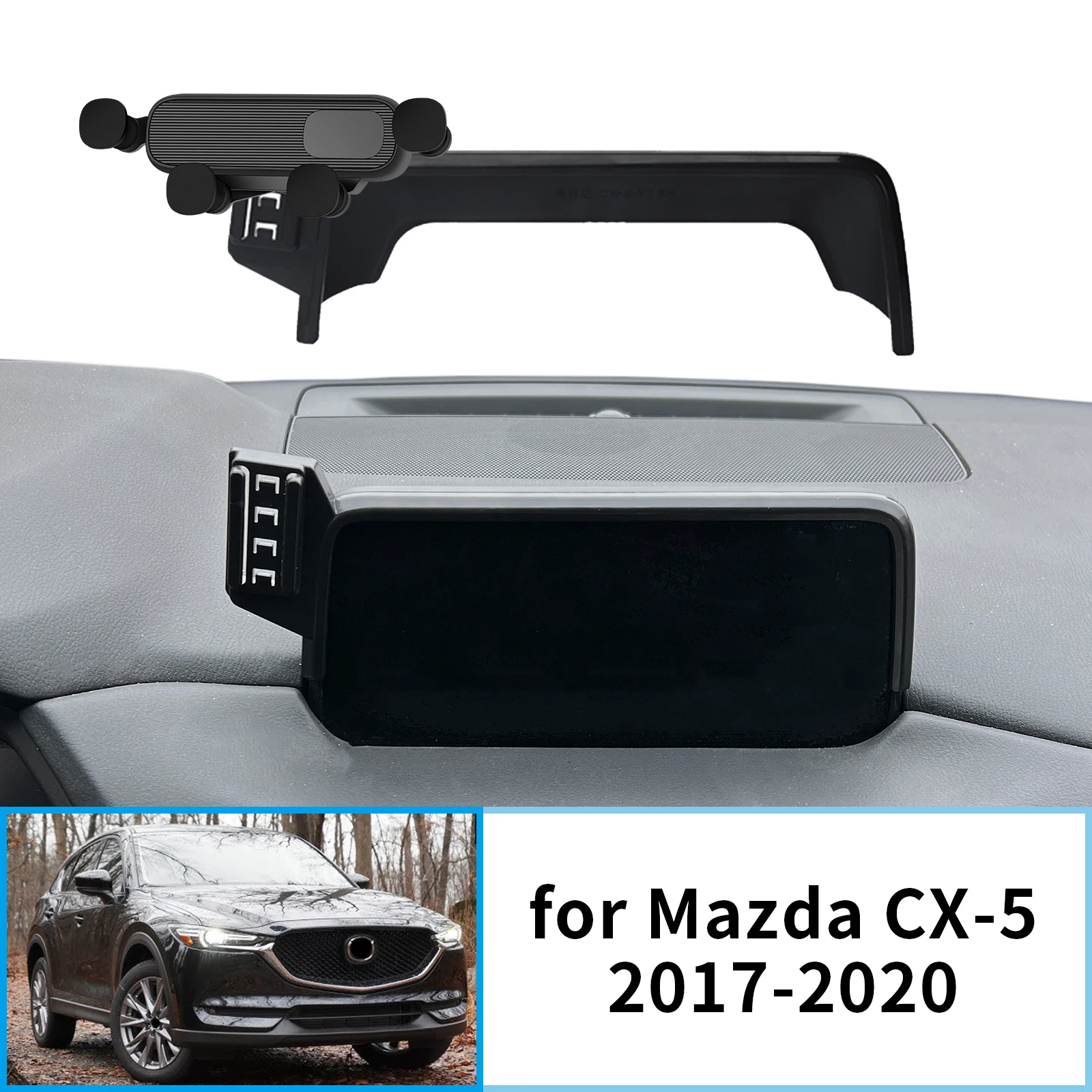 

Car Mobile Phone Holder for Mazda CX-5 2017-2020 CX5 KF GPS Bracket Navigation Stand Auto Accessories