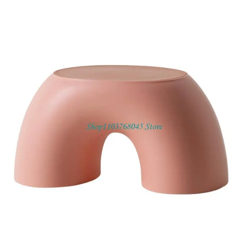 R53f Semi-anillos Rainbow Benchs Pequeños Pequeños Silla Interior para niños Tabres cables Taburete Sofá para niños
