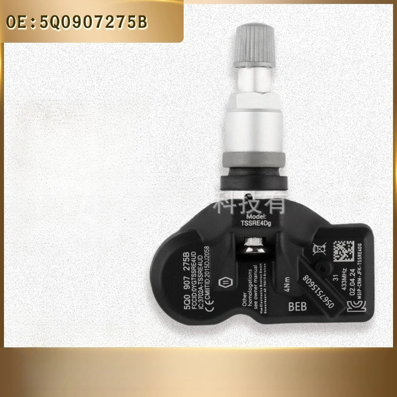

4pcs 5Q0907275B TPMS Tire Pressure Sensor 433MHz For Volkswagen Тiguan Touareg for Audi A3 A4 A7 A8 for Porsche for Bentley