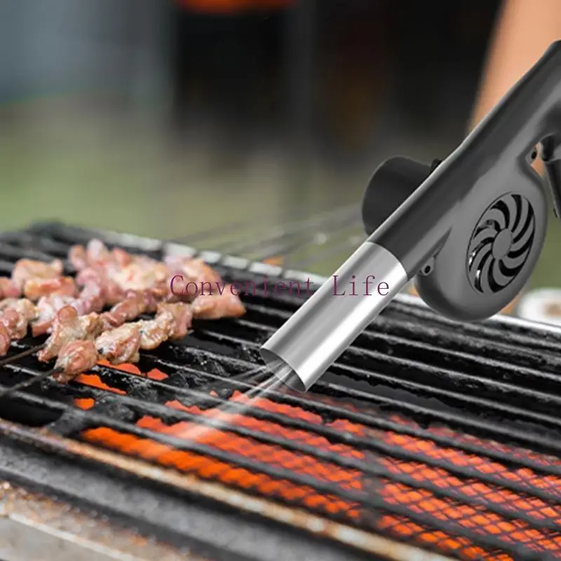 L1EE في الهواء الطلق مروحة الشواء منفاخ لاسلكي المحمولة نزهة التخييم شواء شواء منفاخ