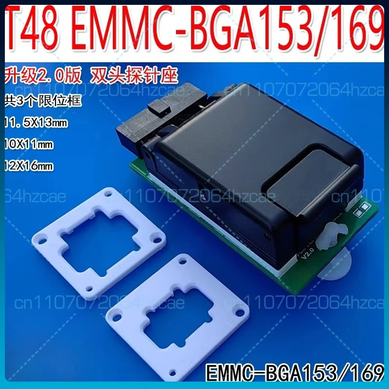 T48 programmer, dedicated EMMC chip BGA153/BGA169 high speed, read and write test burner