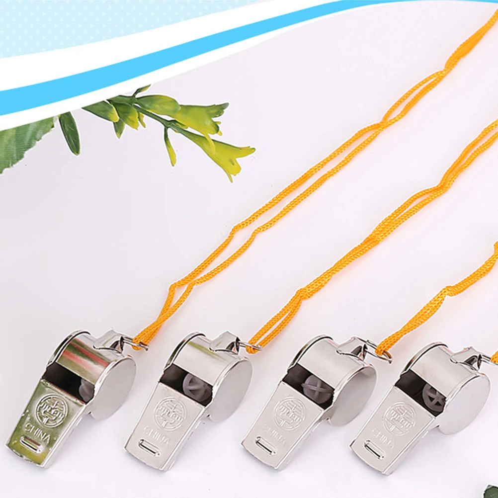 

24pcs Metal Whistle Party Noise Maker Cheering Props For Birthday Halloween Wedding Carnival Sports Events Cheerleaders