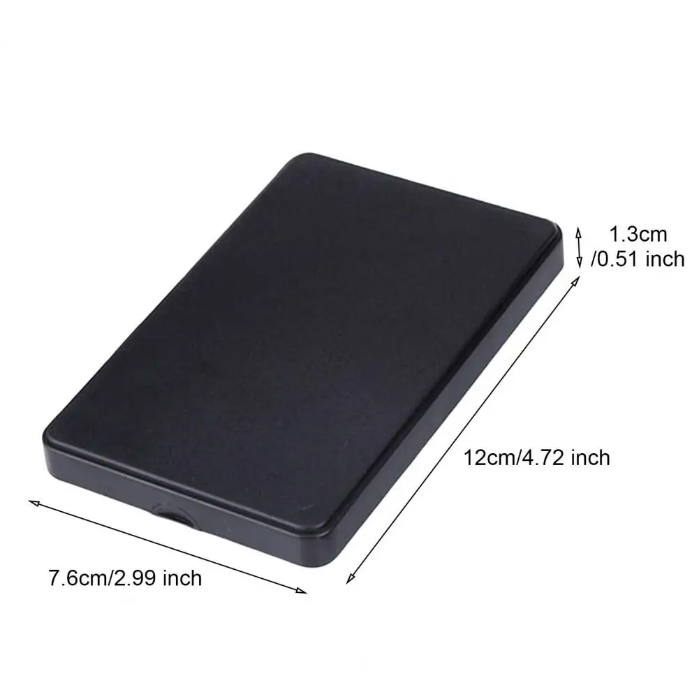 Hard Disc Case 2.5 Inch Slim Portable 2.5 Hdd Enclosure Usb 2.0 External Hard Disk Case with Hi-speed for Drives for Data