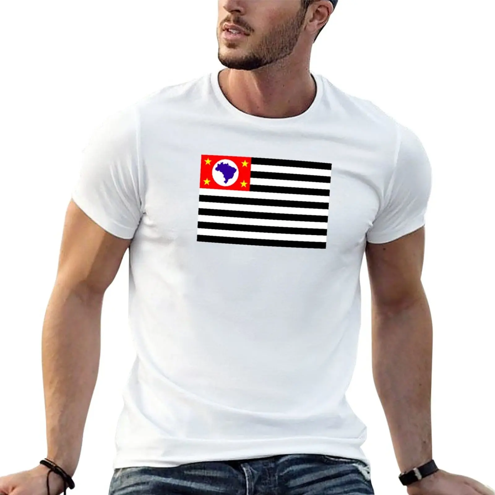 

New Sao Paulo T-Shirt Short sleeve aesthetic clothes mens t shirt graphic