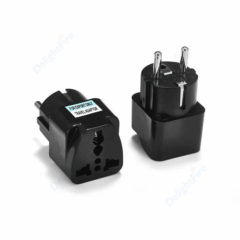 EU KR Plug Electrical Adapter AC Converter US To EU Korea Spain France Russia Germany AC Power Adapter Electric Socket Outlet