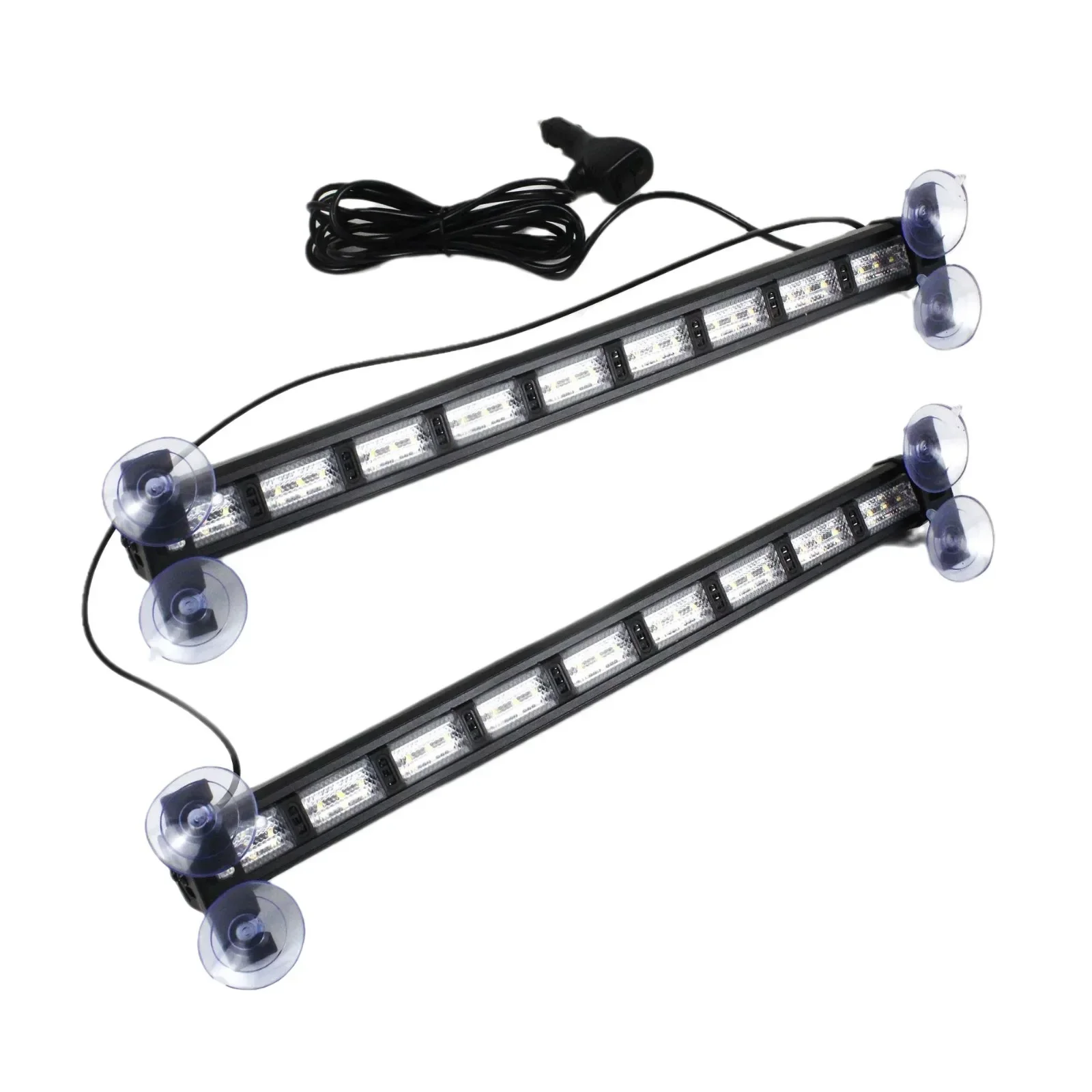 

Durable 12-24V Multi-function LED Bar Light Car 1-in-2 Color-changing Warning Light 108W