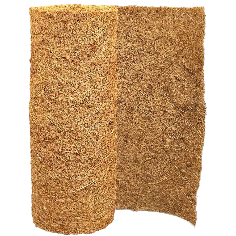Plant Fiber Roll Natural Reptile Carpet Mat Reptile Bedding Supply Insulation Flowerpot Basket Coconut Coir Liner Sheet Coco Mat