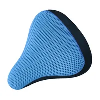 Bicycle Saddle 3D Soft Bike Seat Cover Cycling Silicone Seat Cushion Cycling Breathable Saddle Comfortable Bicycle