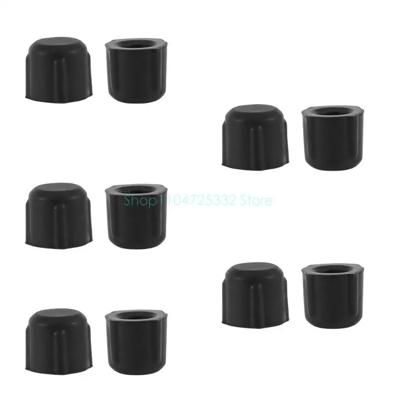 Lightweight Plastic 1/4inch Camera Screw Caps for Tripod Thread Protections Anti Rust Design Dustproof Cover Black Accessory