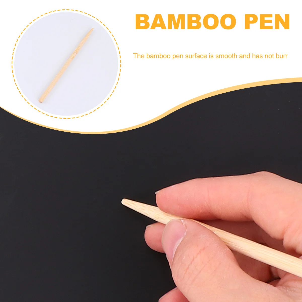 10pcs Eco-Friendly Scratch Drawing Papers Black Creative Diy Art Set For Ideal School Painting Projects Scratch Off Notes