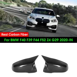 Real Dry Carbon Fiber Rearview Exterior Side Mirror Cover Caps For BMW F40 2021+ F39 F44 2020+ F52 Z4 G29 For Toyota Supra 2019+