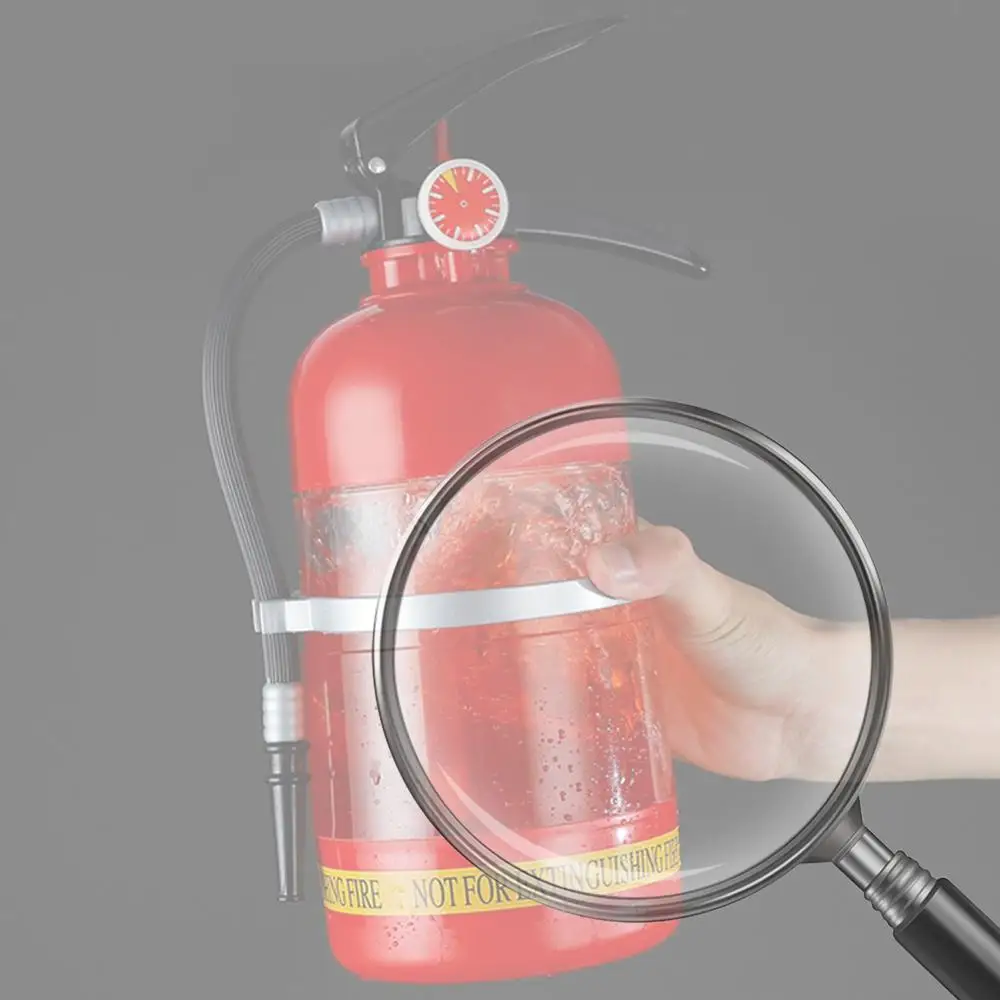 

Диспенсер для напитков 1,5 л в форме огнетушителя, креативный, большой емкости, для вина, крепких напитков, пива, ликёра