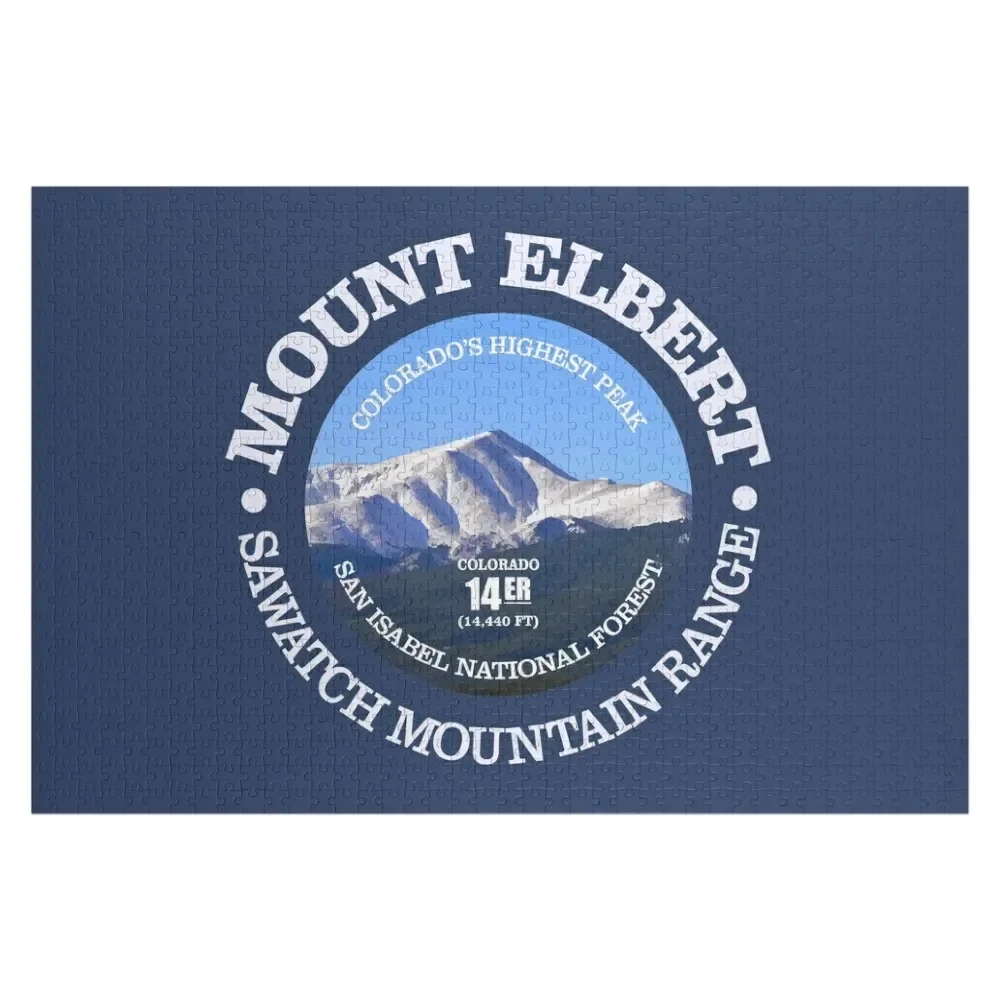 Mount Elbert (P) Jigsaw Puzzle Wooden Jigsaws For Adults For Children Custom Wooden Name Personalized Gifts Puzzle