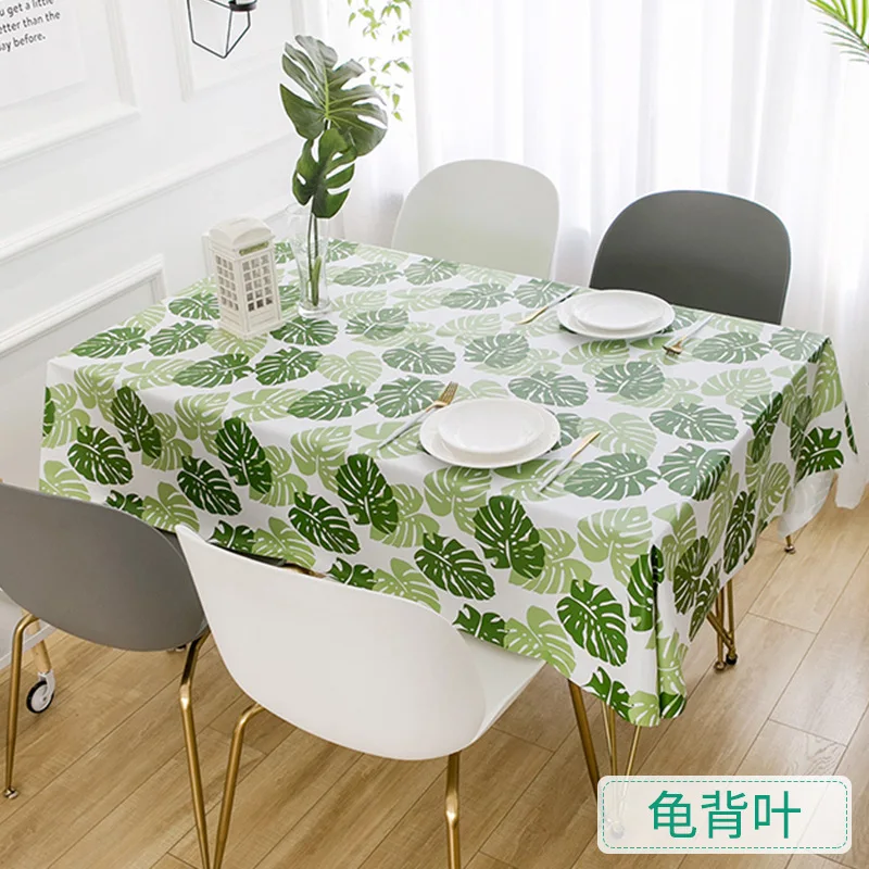 Nordic Ins Tablecloth Waterproof and Oil Resistant Simple Tablecloth Dormitory Tablecloth Dormitory Nappe Rectangulaire Nappe