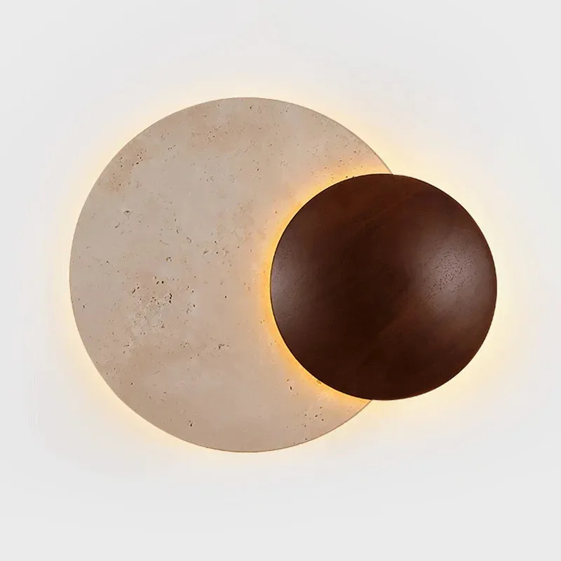 

Скандинавский винтажный круглый дизайн, художественное украшение, настенный светильник, внутренние настенные светильники, декор для спальни, светодиодный бра, бытовая техника