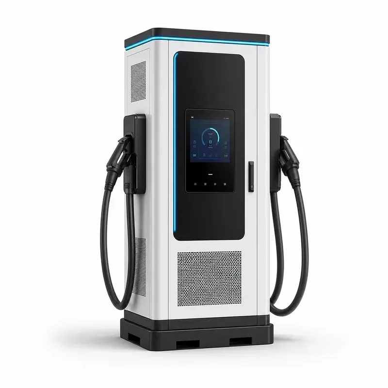 200kW Fast Portable DC CCS2 Electric Car Charger Moveable Mobile DC Portable EV Charger CHAdeMO GBT OCPP IP54 Commercial