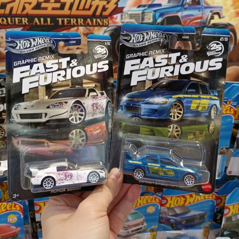 

Hot Wheels HNR88-L Легкосплавные автомобили серии Fast & Furious, Lancer Evolution, Honda S2000, Nissan Silvia, 1:64 коллекционная игрушка в подарок для детей