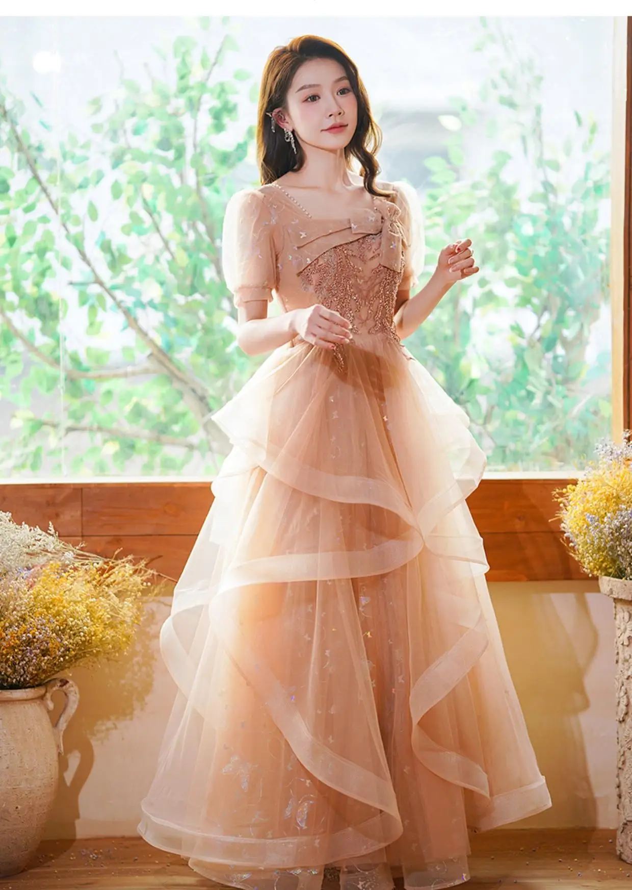 

Evening dress for women 2024 banquet bridesmaid dress