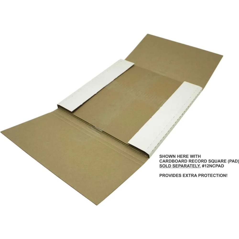 Транспортировочные коробки для виниловых пластинок LP — 100 шт., вмещает 1-3 12, пластинки, регулируемая высота, прочный картон 32 ЭКТ, # 12BC0 Длинный хвост Ke