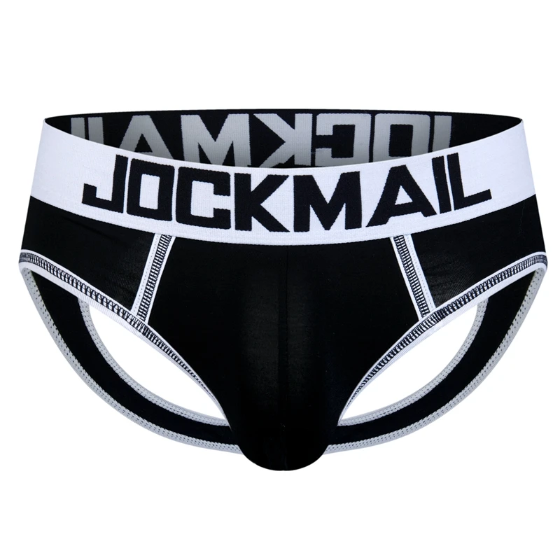 JOCKMAIL-ropa interior Sexy para hombre, calzoncillos con tirantes, Bikini, suspensorio para hombre, Cueca Gay, bolsa para pene, Tanga, cuerdas G,