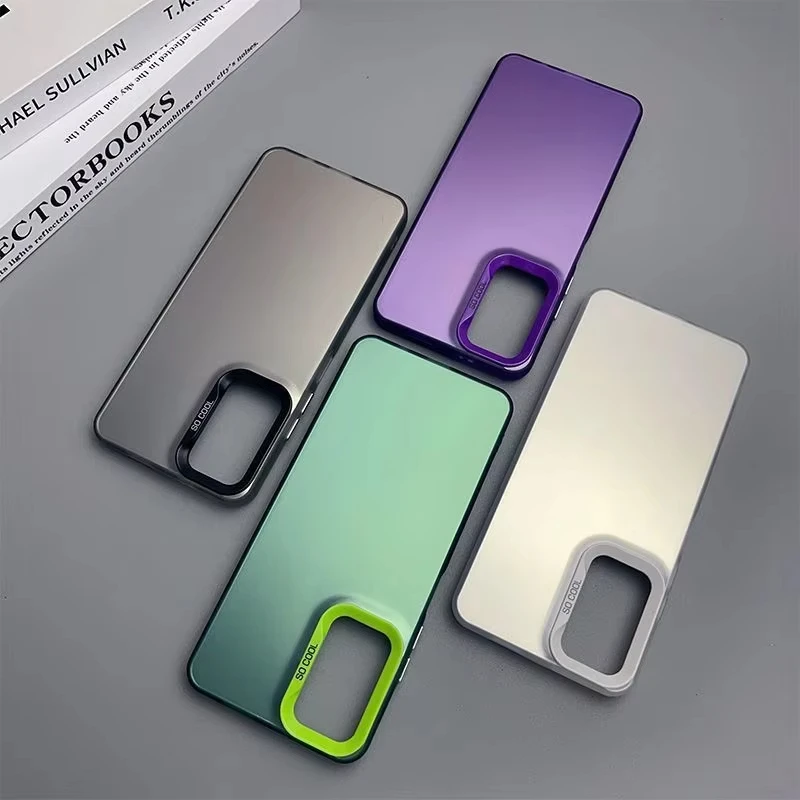 For Realme 8 Case Realme 10 Phone Case Realme 9 Pro Cover Realme 10 Pro 9i 8i Realme9 5G Luxury Metallic Aurora Skin Matte Cover