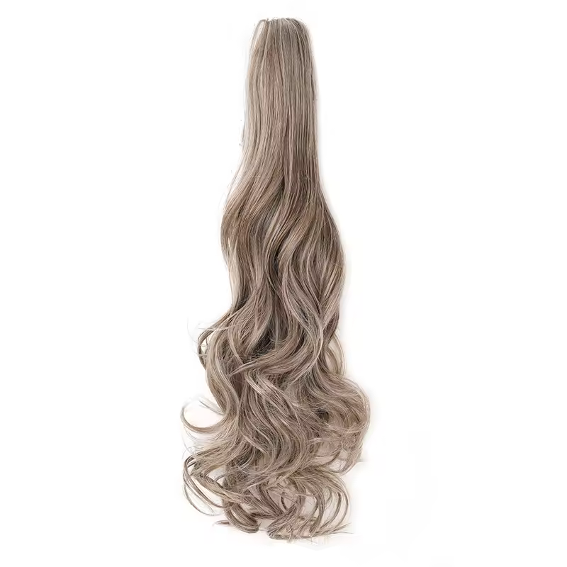 Claw Clip Ponytail Extension 18"&24 Clip in Wavy Synthetic Ponytail Hair Extensions Long Pony Tails for Women Extensions - Image 16