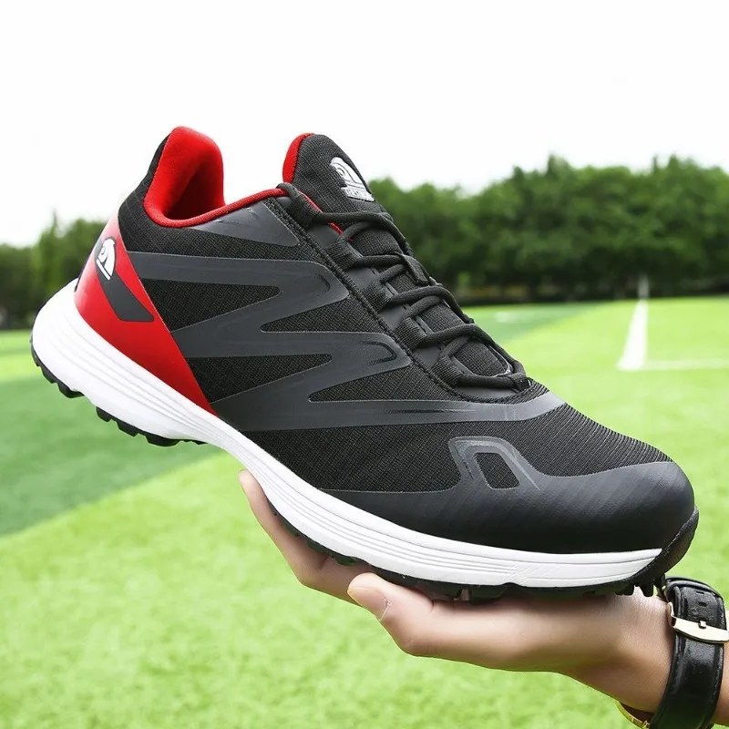 

Качественные мужские кроссовки для гольфа, спортивная обувь для активного отдыха, дизайнерские кроссовки с поворотной пряжкой для мужчин