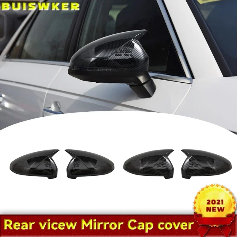 

For Audi A4 A5 B9 Side Mirror Caps (Carbon Look) 2017 2018 2019 S4 S5 RS5 allroad Quattro