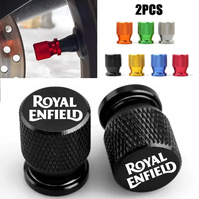 MOTO Radreifen-Ventilkappen für Royal Enfield Bullet/Meteor/Classic 350 500 Interceptor 650 Continental GT 535 Himalayan 411 400