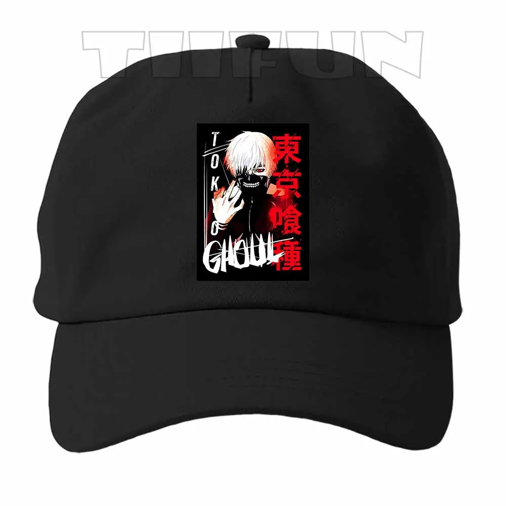 

Japan Anime Ken Kaneki Tokyo Ghoul Fashion Baseball Caps Hip Hop Sun Hats Snapback Hat Sports Cap Casquette