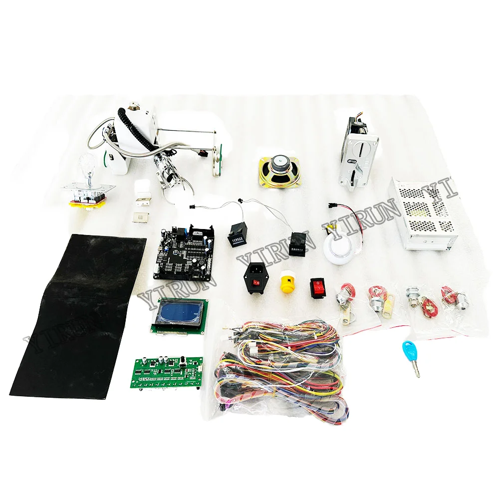 

Mini Arcade Prize Claw Vending Machine Coin Operated Games With Control Board Gantry Kit LCD Counter Sensor Joystick Button