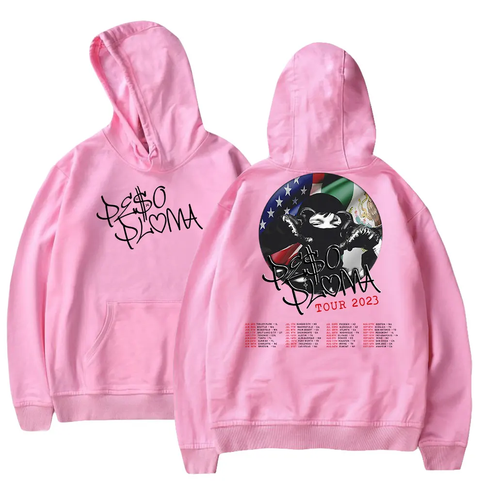 Peso Pluma Flag Tour Peso Bear Merch Hoodies Winter Men/Women Hooded Sweet Streetwear Long Sleeve Sweatshirt