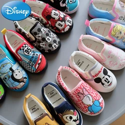 Disney topolino scarpe di tela per bambini figure di Anime Elsa Anna Chip Dale Minnie Cosplay Sneakers moda scarpe sportive antiscivolo