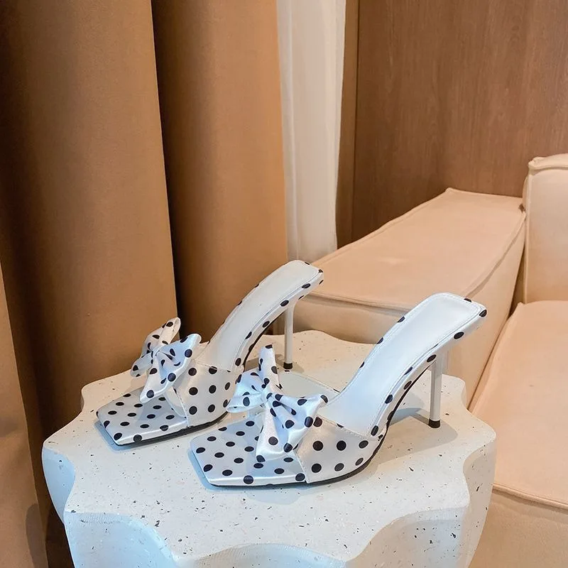 

Summer New Women's Shoes Sweet Style Square Head High Heeled Sandals for Woman French Casual Shoes Designer Shoes Zapatos Mujer
