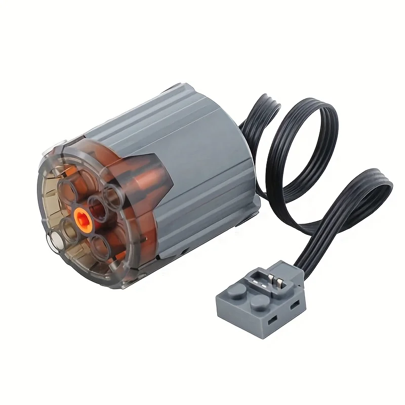 El grupo de maquinaria de tecnología MOC modifica el motor XL, el motor de explosión negro, piezas de montaje PF de potencia, grupo de bloques de construcción, 2 piezas